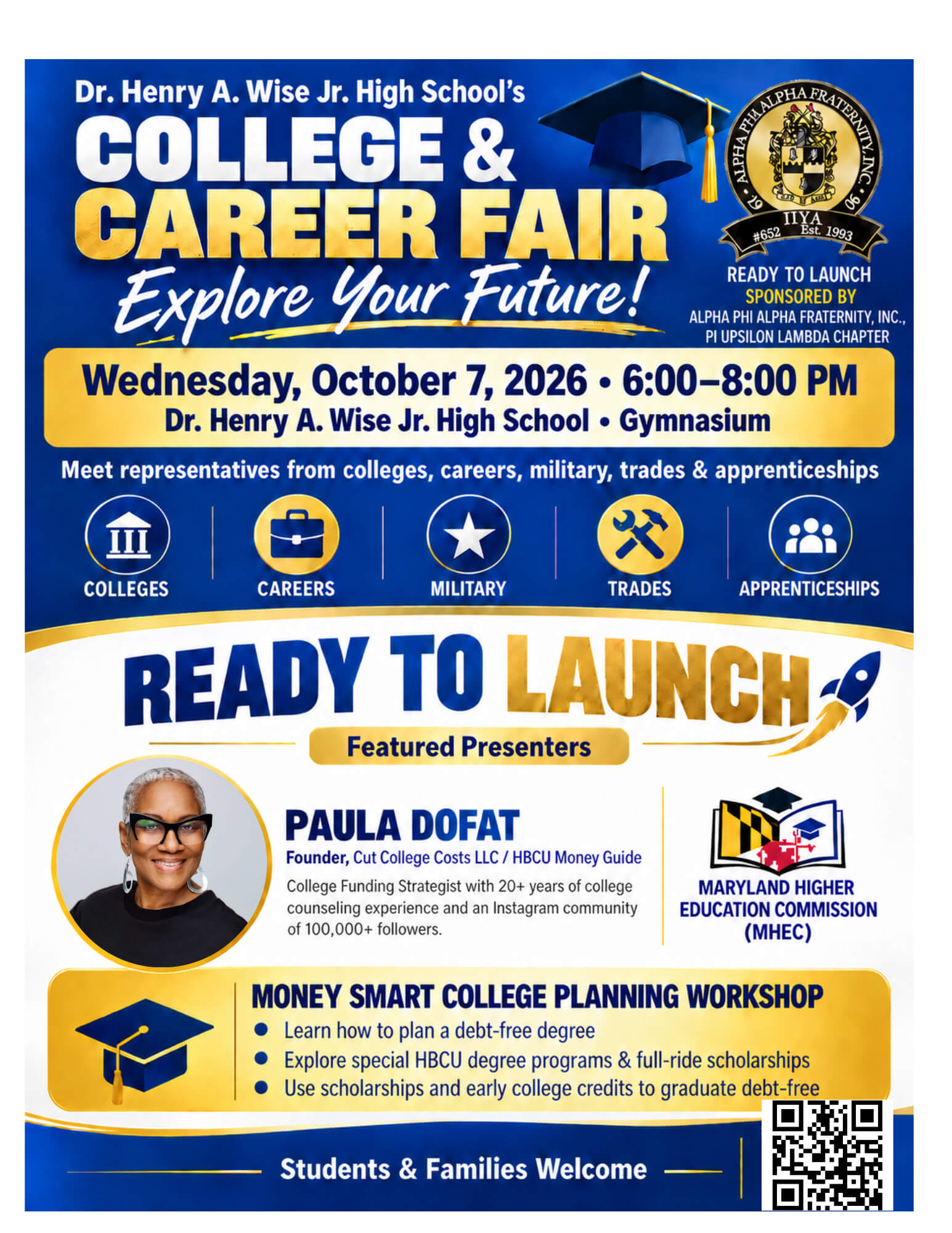 Dr. Henry A. Wise Jr. High School's College and Career Fair
